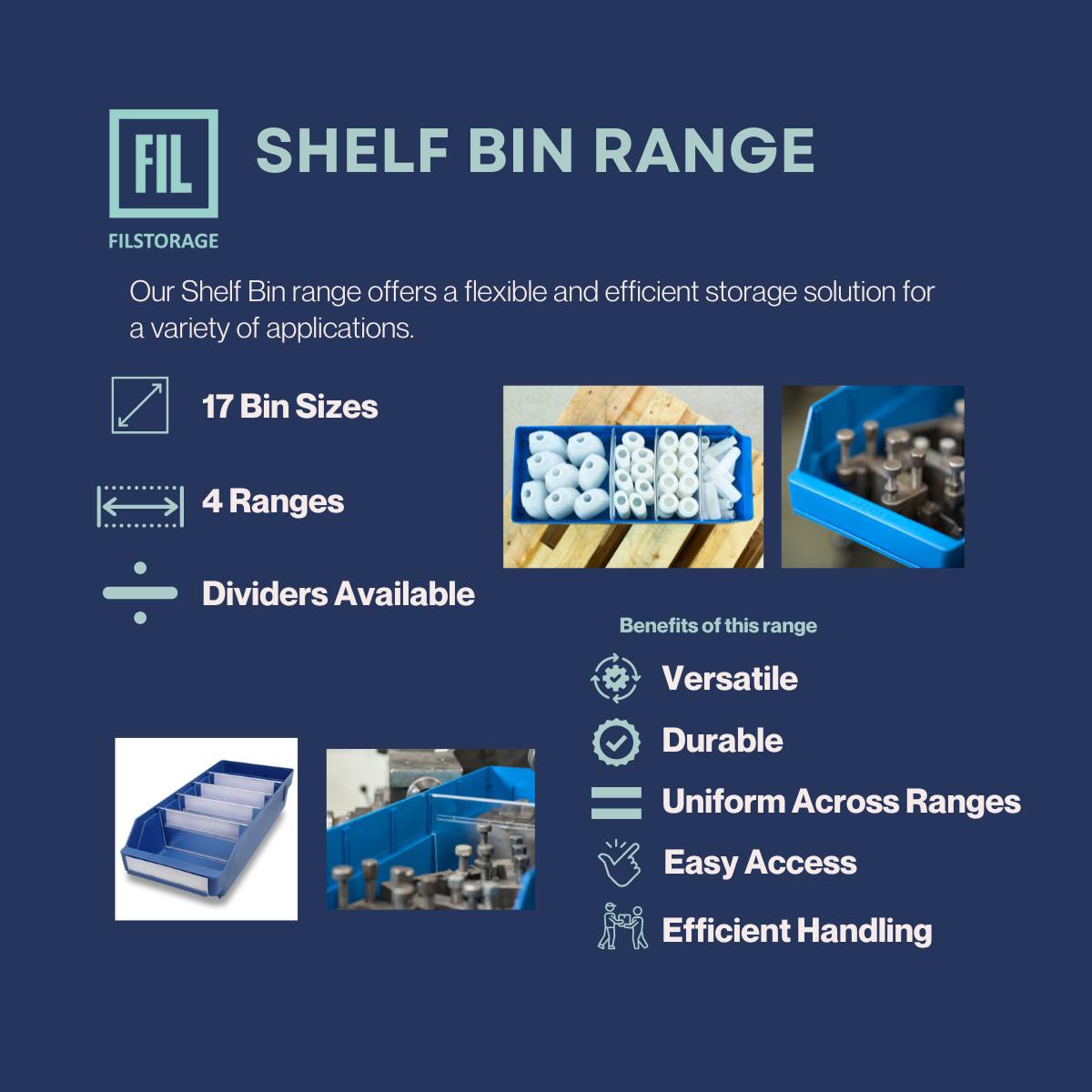 Filstorage - 💥 Our Shelf Bin range provides a... | Facebook