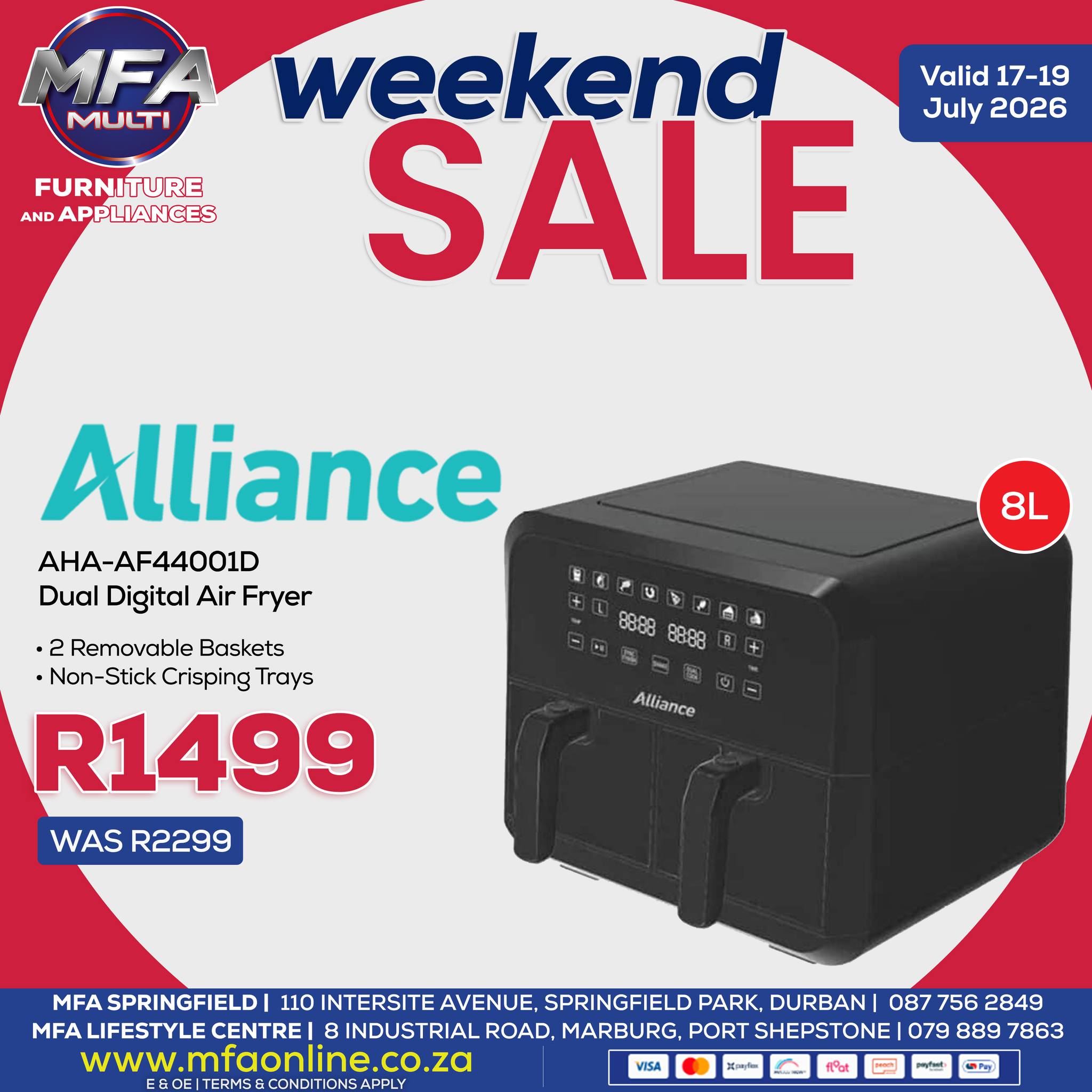 WEEKEND APPLIANCE SALE! 🔥 Upgrade your home with amazing deals on
