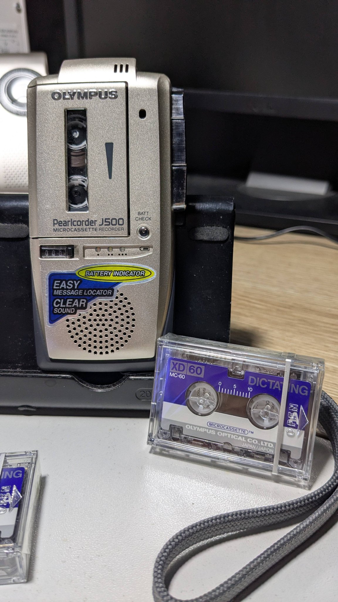 Olympus Pearlcorder J500 completely restored - Microcassette recorder