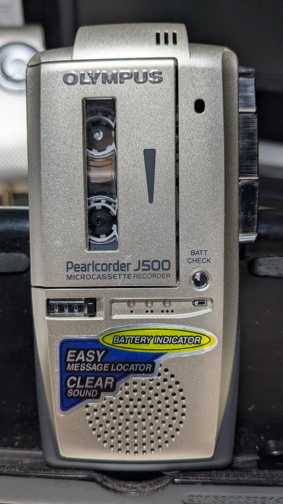 Olympus Pearlcorder J500 completely restored - Microcassette recorder