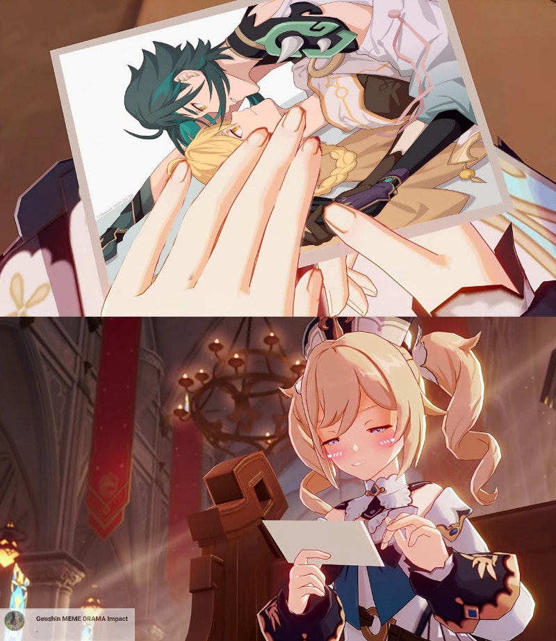 waifu luwh fujo sc :... - Genshin MEME DRAMA Impact