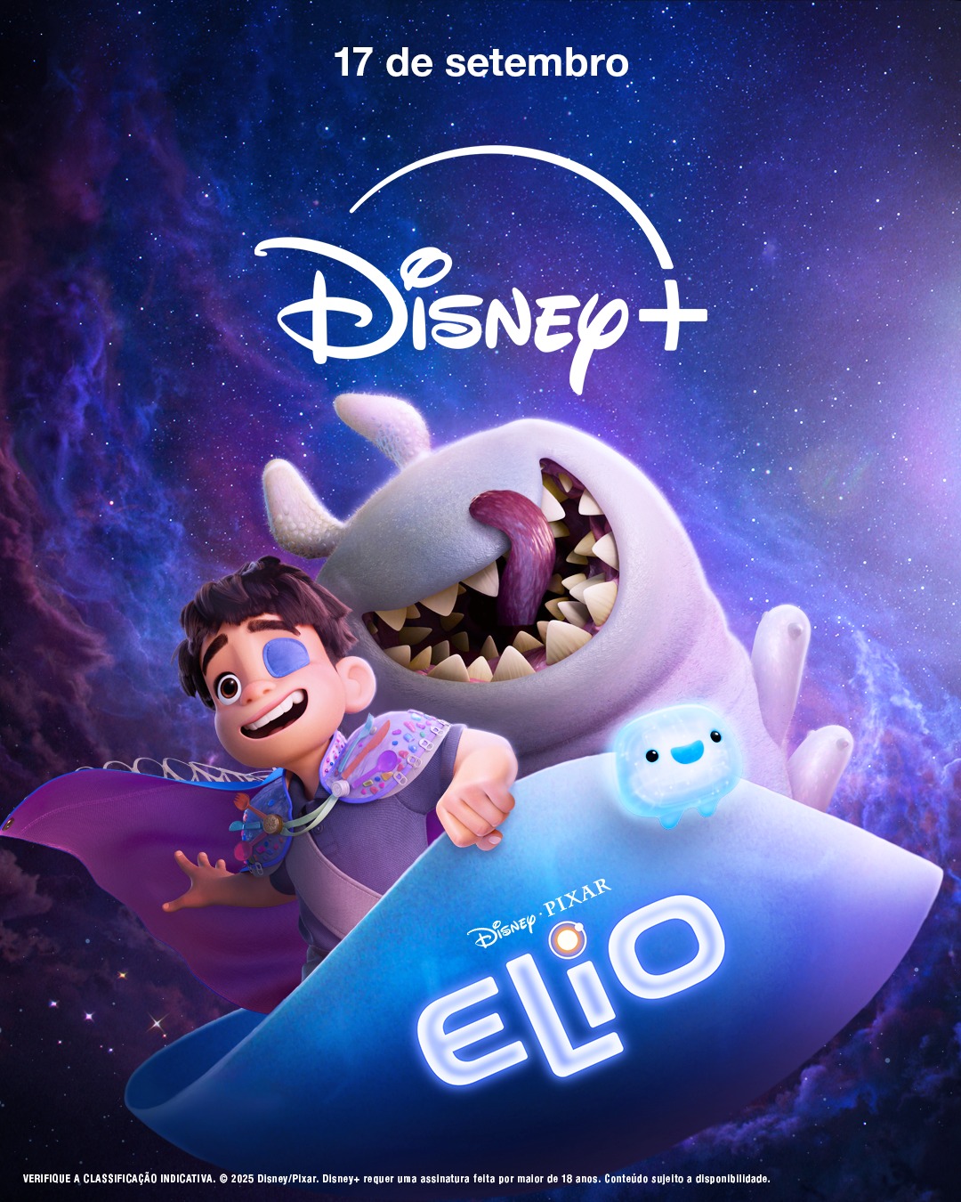 Disney+ - Atenção: vem aí uma aventura incrível! 🛸🌟 #Elio, da Disney e ...