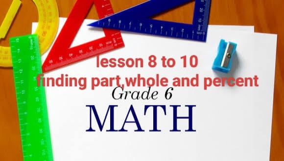 Mathematics For All | Grade 6 Unit 10 part 1 lesson 8 to 10 https ...