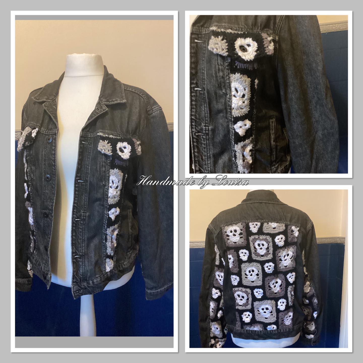 LAGUST Y2K Grunge Denim Jacket archive 00s LAGUST denim jacket