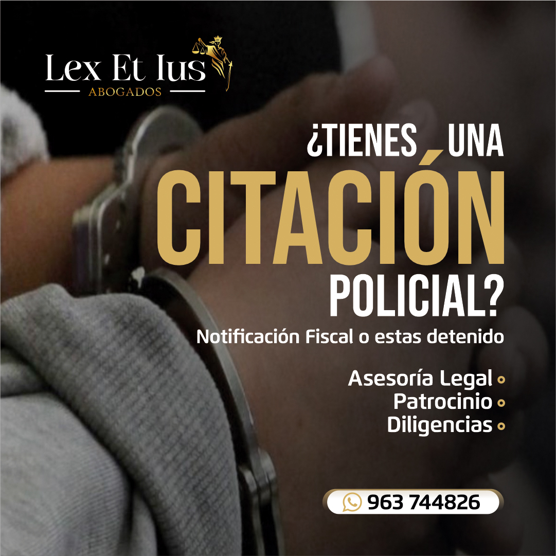 Lex Et Ius - Abogados - ⚖️ ¿𝐓𝐈𝐄𝐍𝐄𝐒 𝐔𝐍𝐀 𝐂𝐈𝐓𝐀𝐂𝐈𝐎́𝐍 𝐏𝐎𝐋𝐈𝐂𝐈𝐀𝐋 Cuando te ...