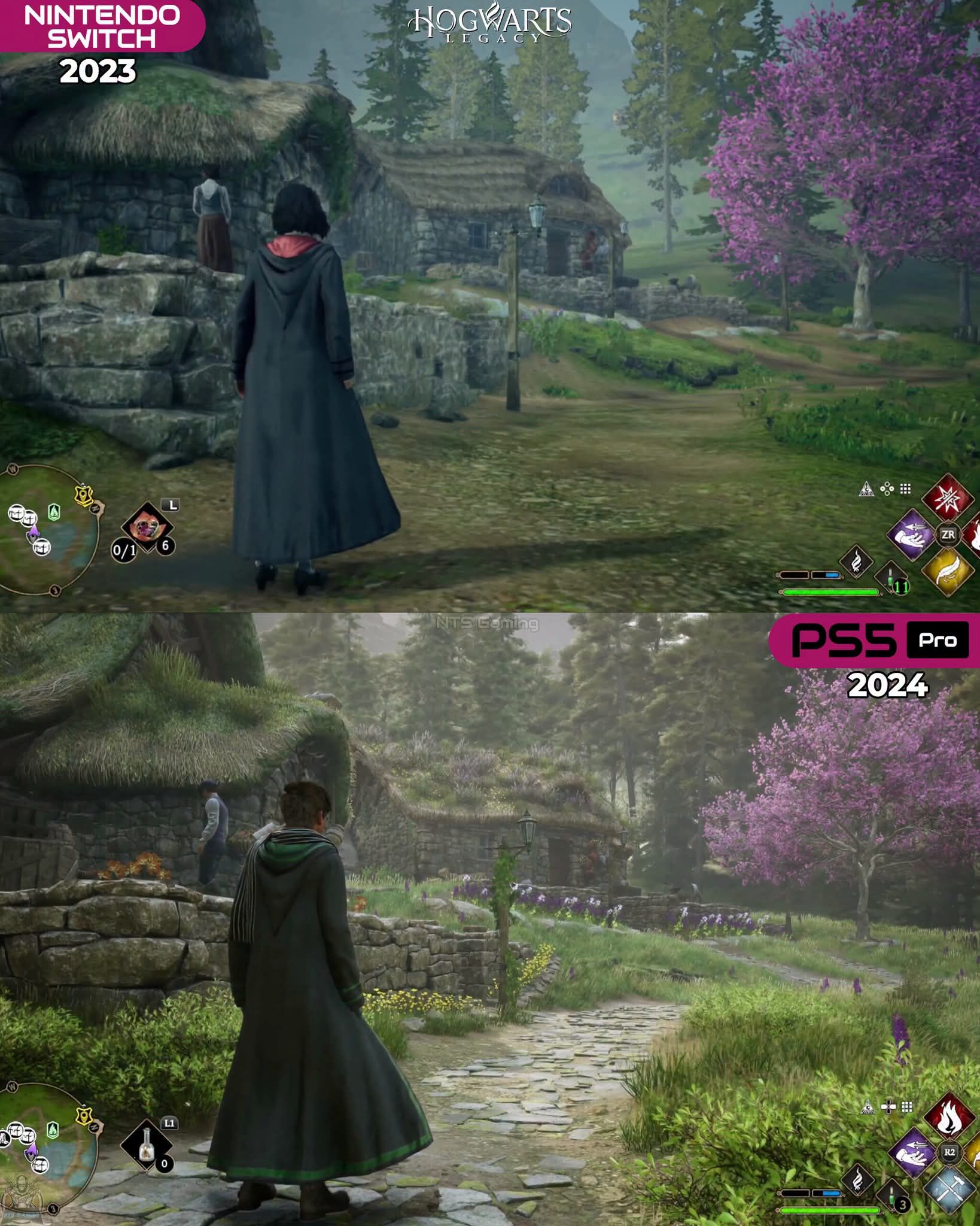 Nintendo Switch vs PS3 Skyrim Graphics Comparison