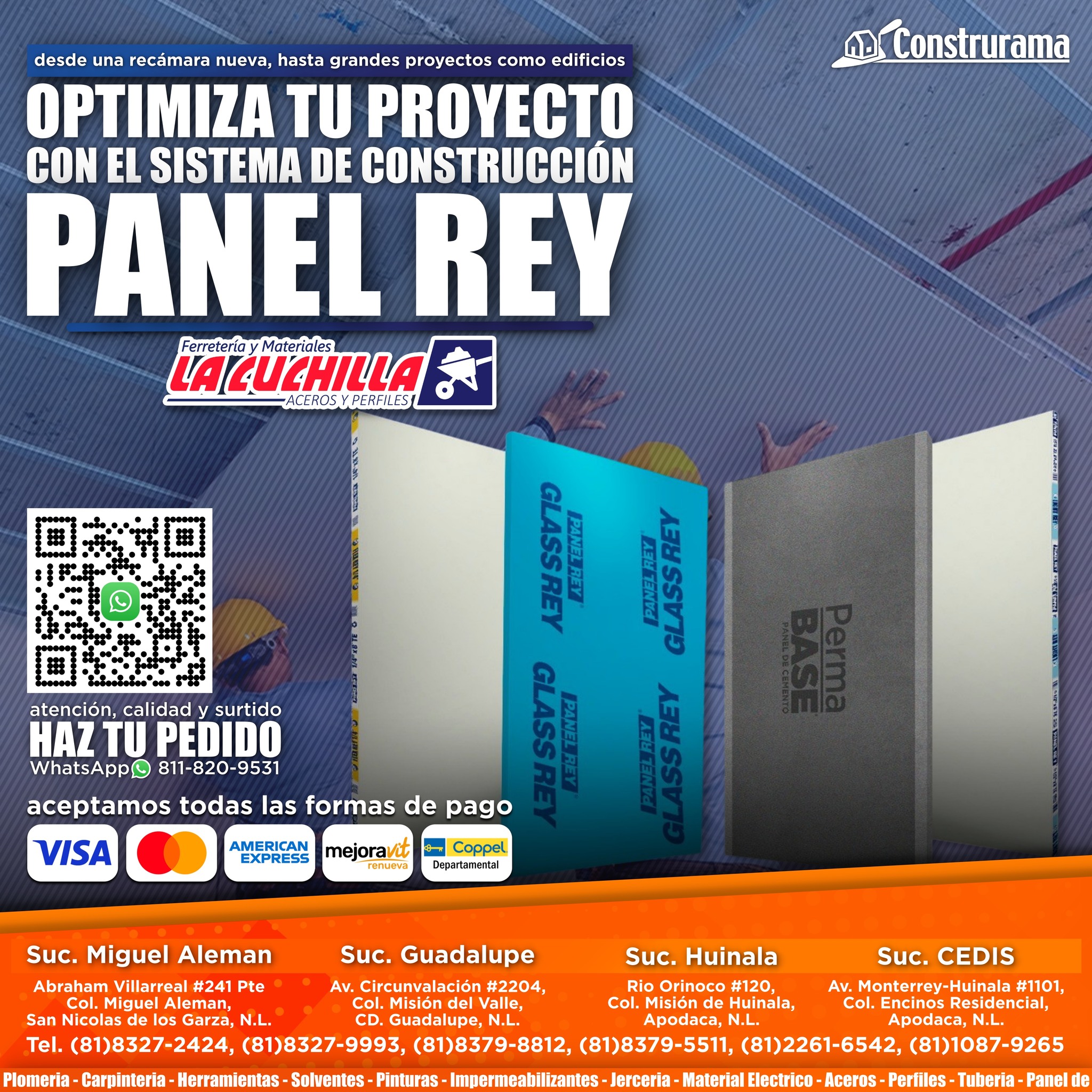 Construrama - Con Panel Rey puedes construir o remodelar más alto, más ...