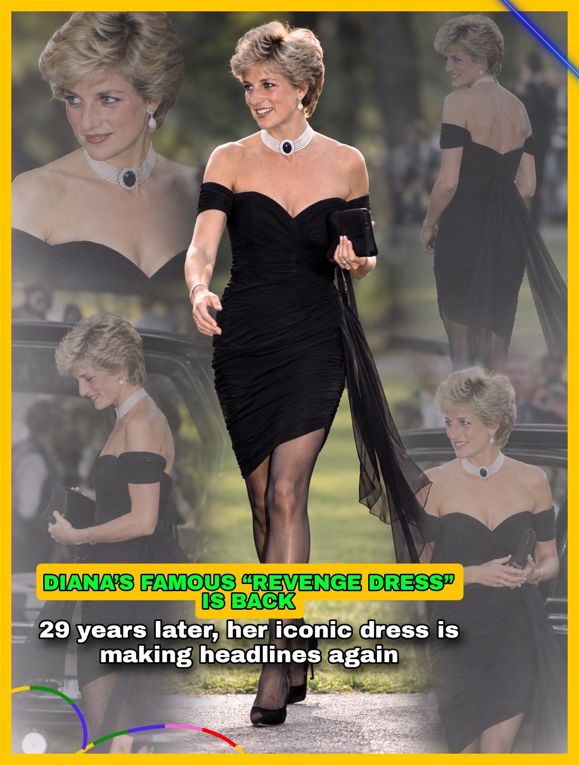 Nearly 30 years later, Princess Diana's most famous black dress is making headlines again. The dress the world came to call the “Revenge Dress” is returning to auction and it could sell