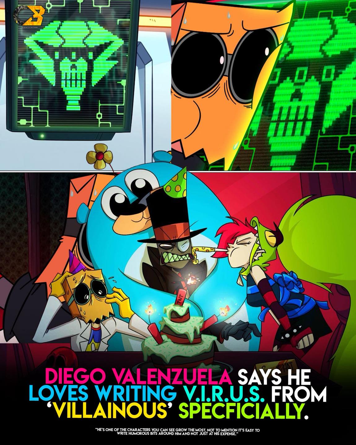 Diego Valenzuela on writing V.I.R.U.S. in Villainous