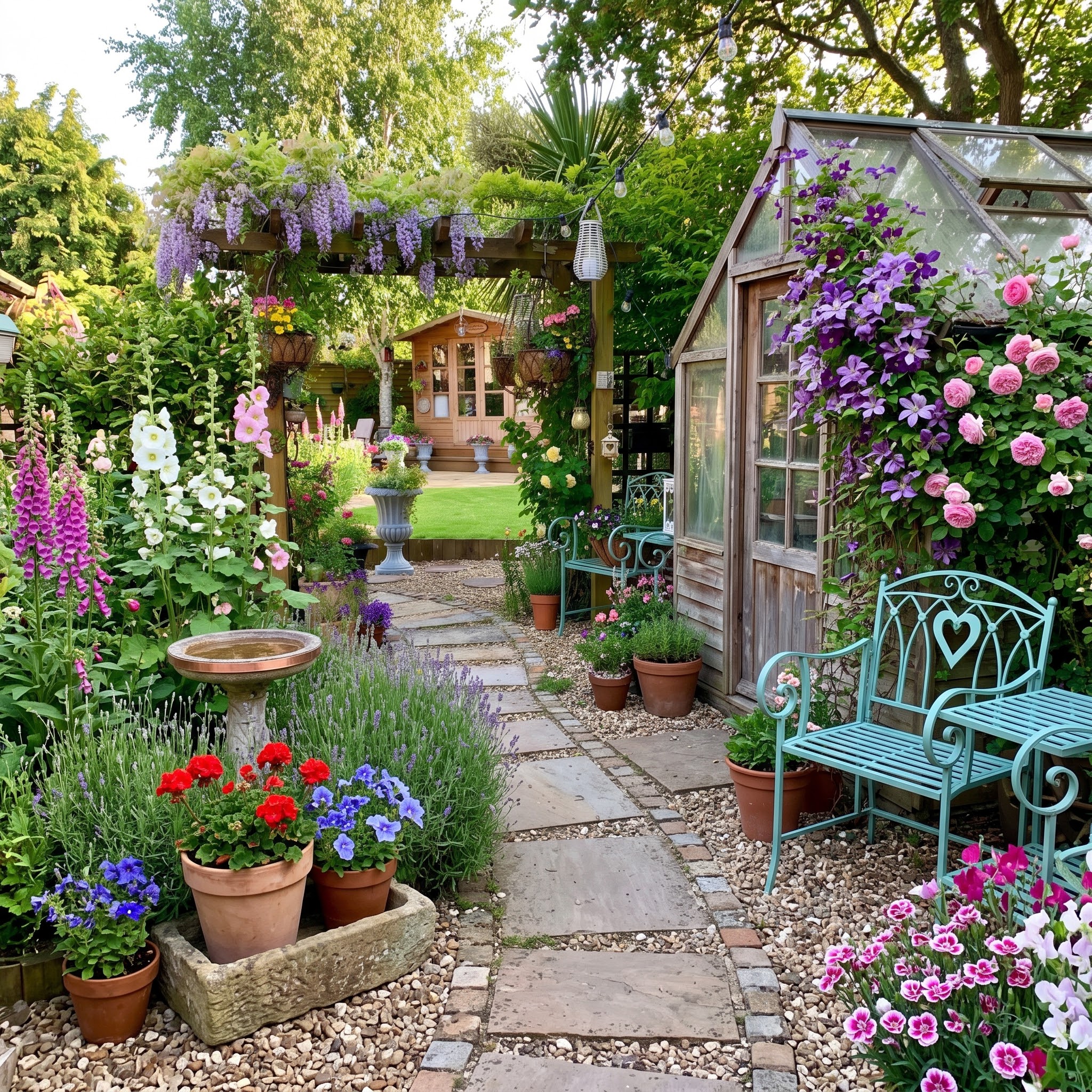 Beautiful garden ideas for a peaceful place. #gardenideas # ...