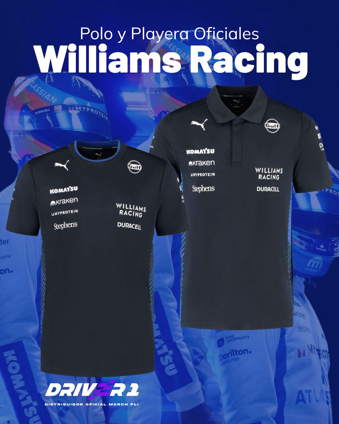 Driver - WILLIAMS RACING 2025😎 Compra YA tus productos favoritos de la ...