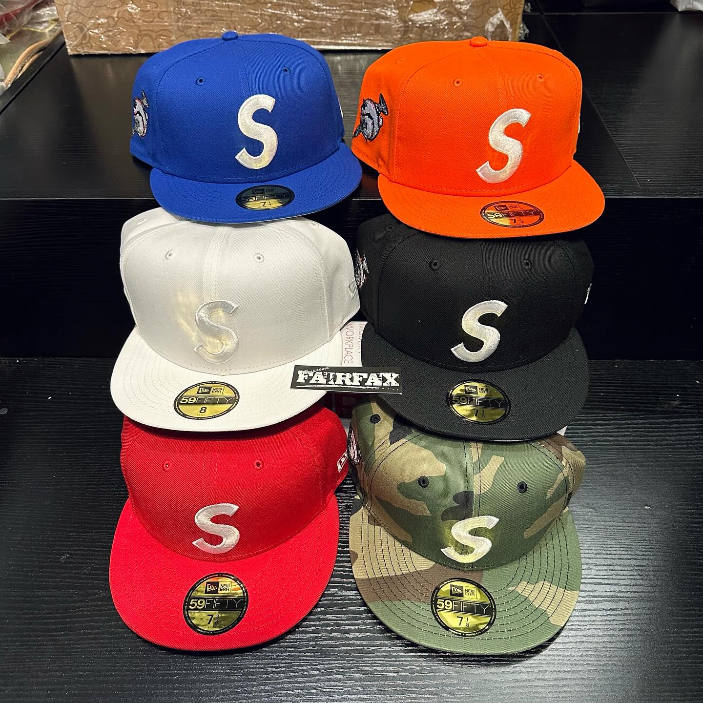Supreme FW24 Screw Ball S Logo New Era 7 1/4-7 3/4 $799 7 1/8 8 $899