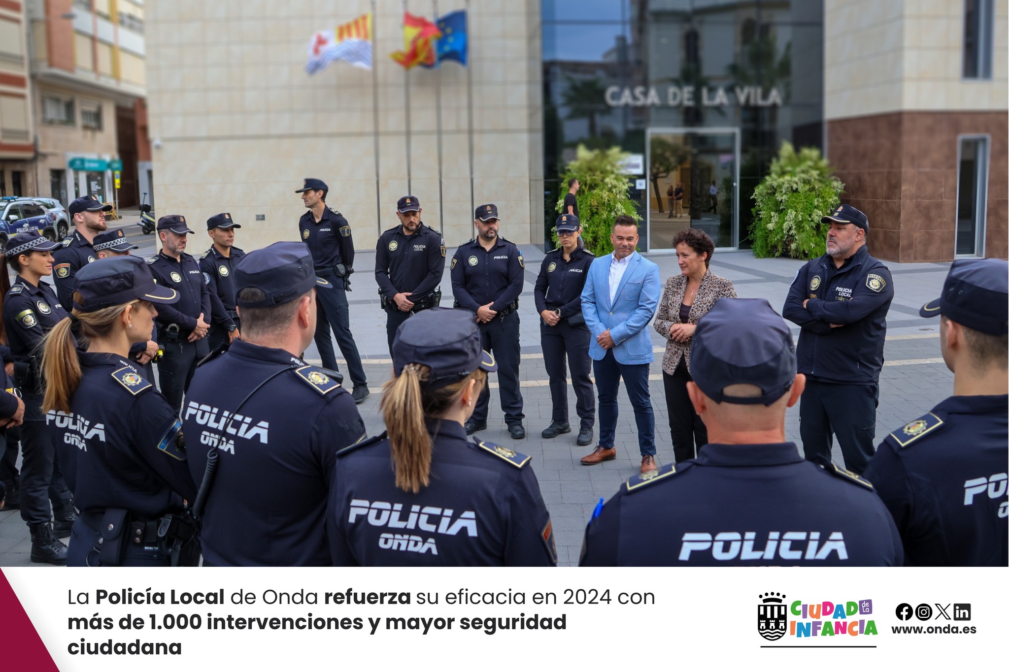 Ajuntament - La Policía Local de Onda refuerza su eficacia con más de 1 ...