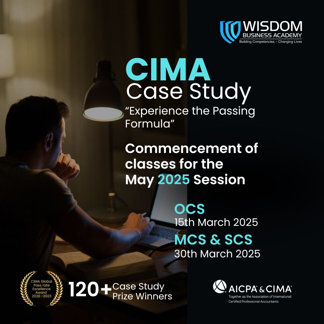 Wisdom - CIMA Case Study – Experience the Passing Formula! 🚀📚 Get ready ...