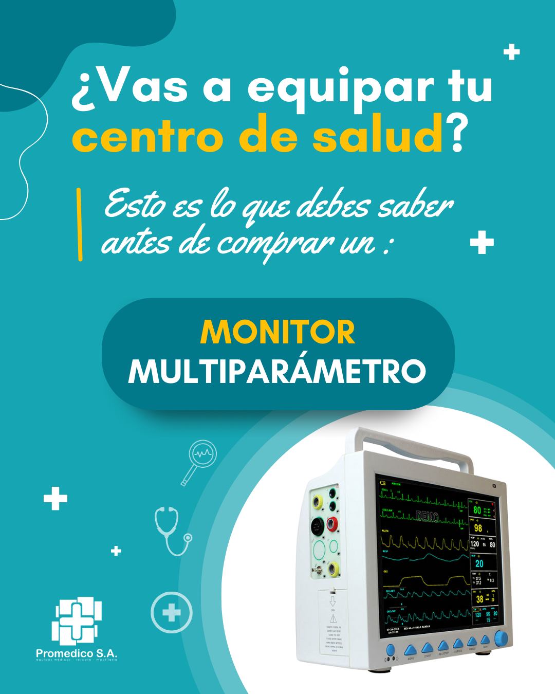 Promedico S.A. - 🩺 ¿Vas a equipar tu centro de salud?... | Facebook