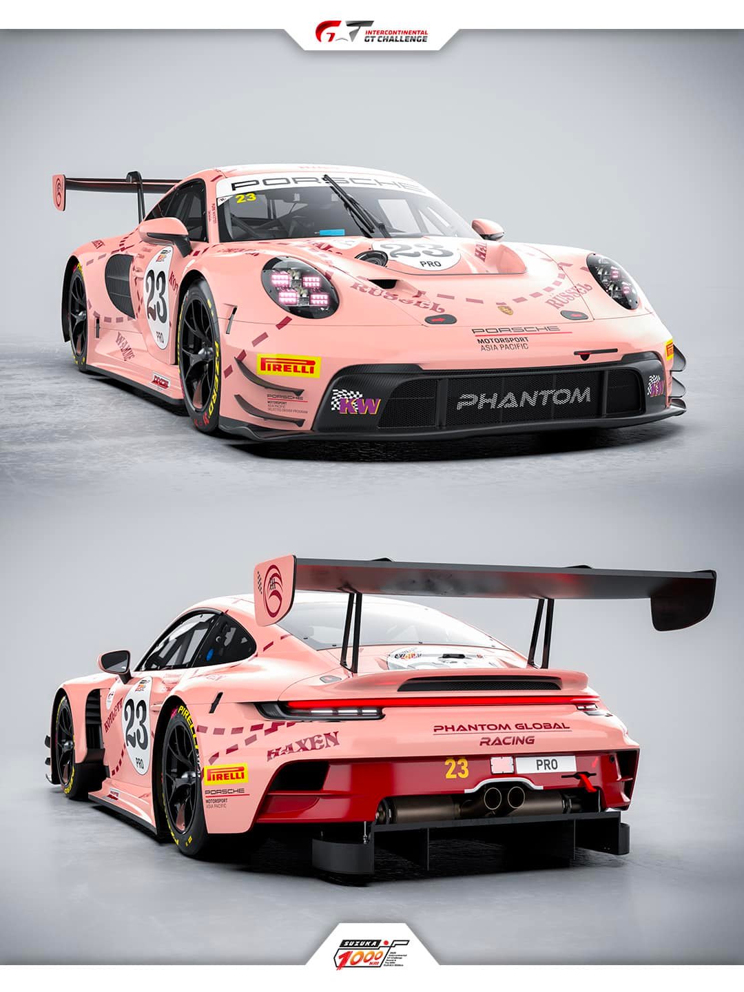 The perfect homage to the legendary 'Pink Pig' #Porsche 917