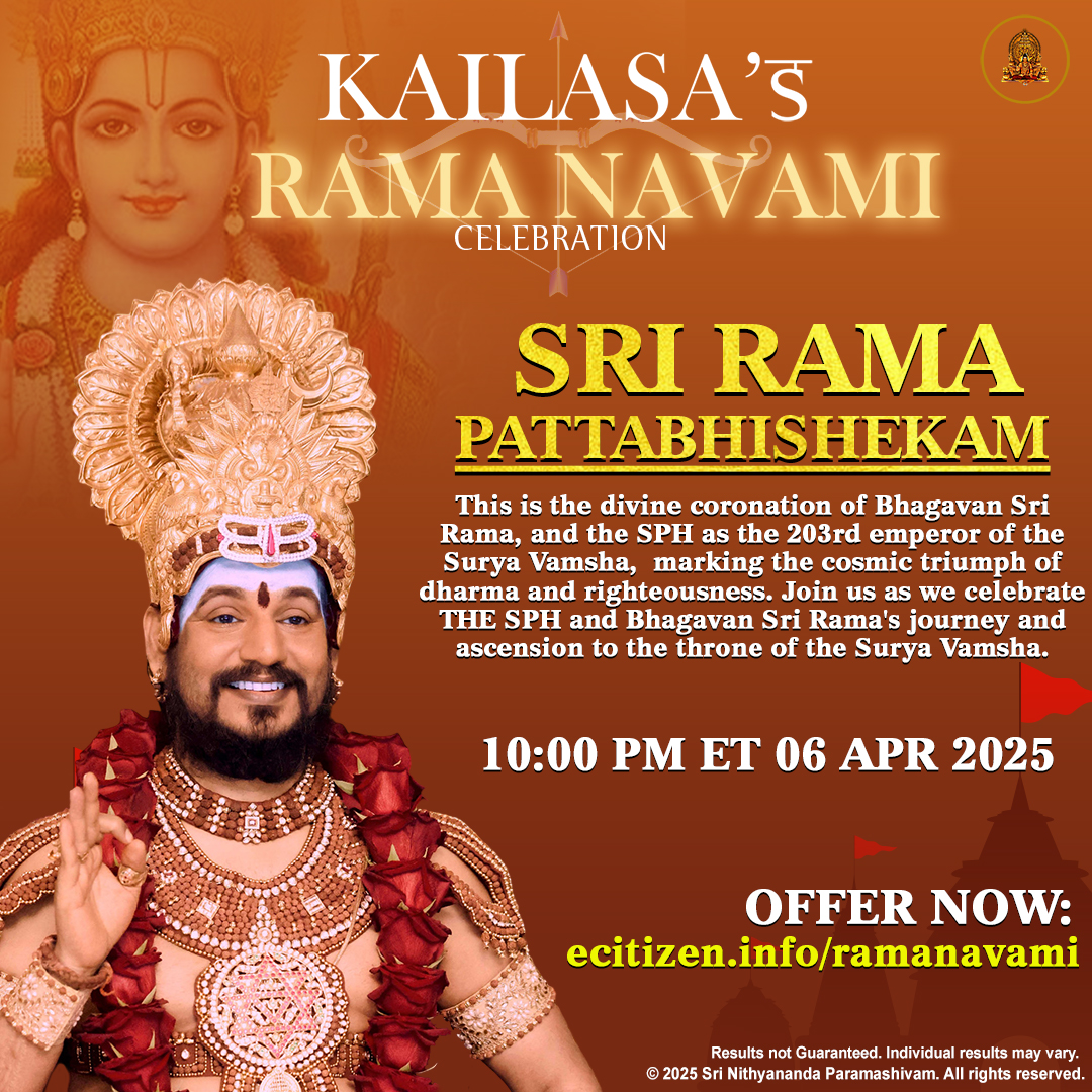 Kailasa - The Divine Coronation: Rama Pattabhishekam The Rama ...