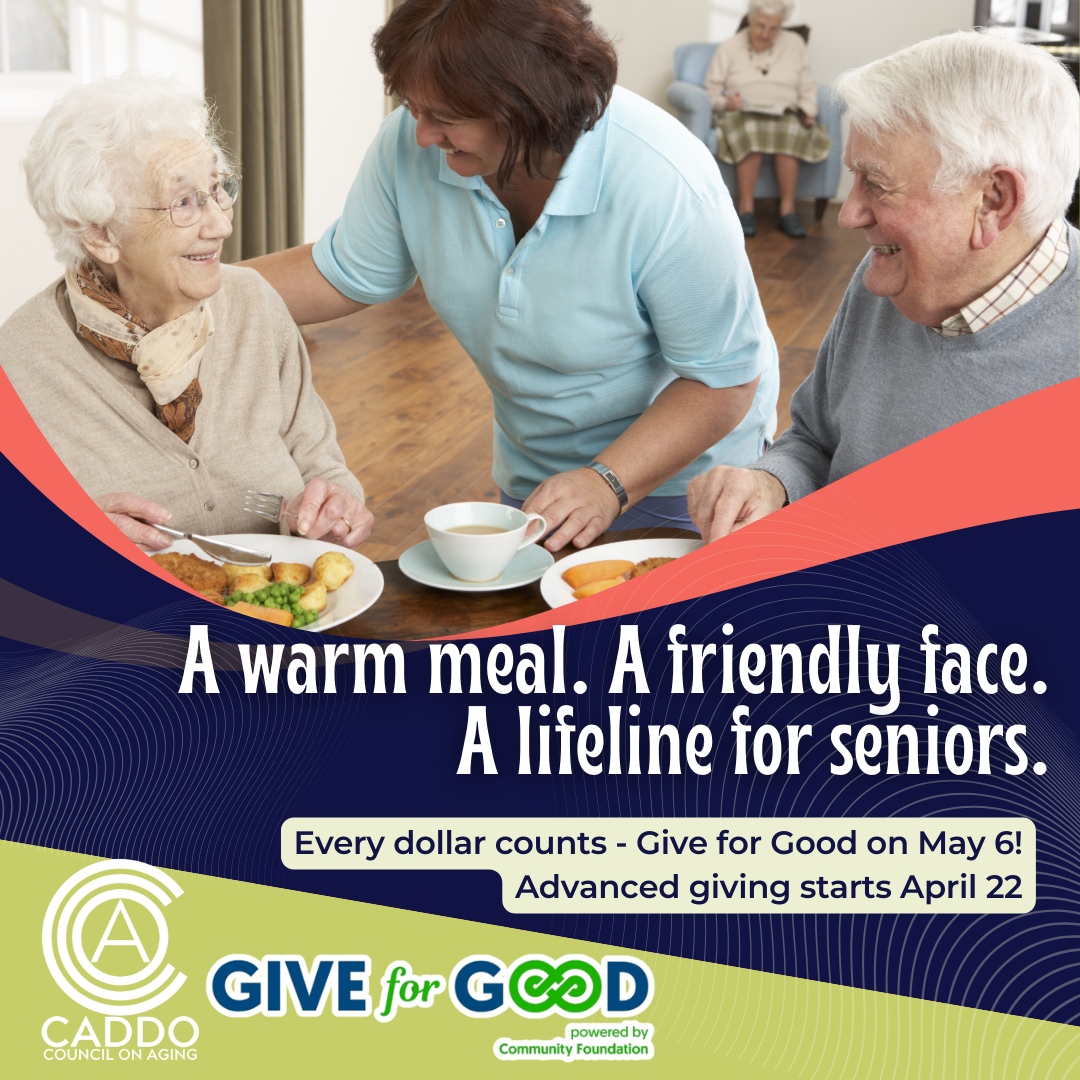 A warm meal. A friendly face. A... - Caddo Council on Aging | Facebook