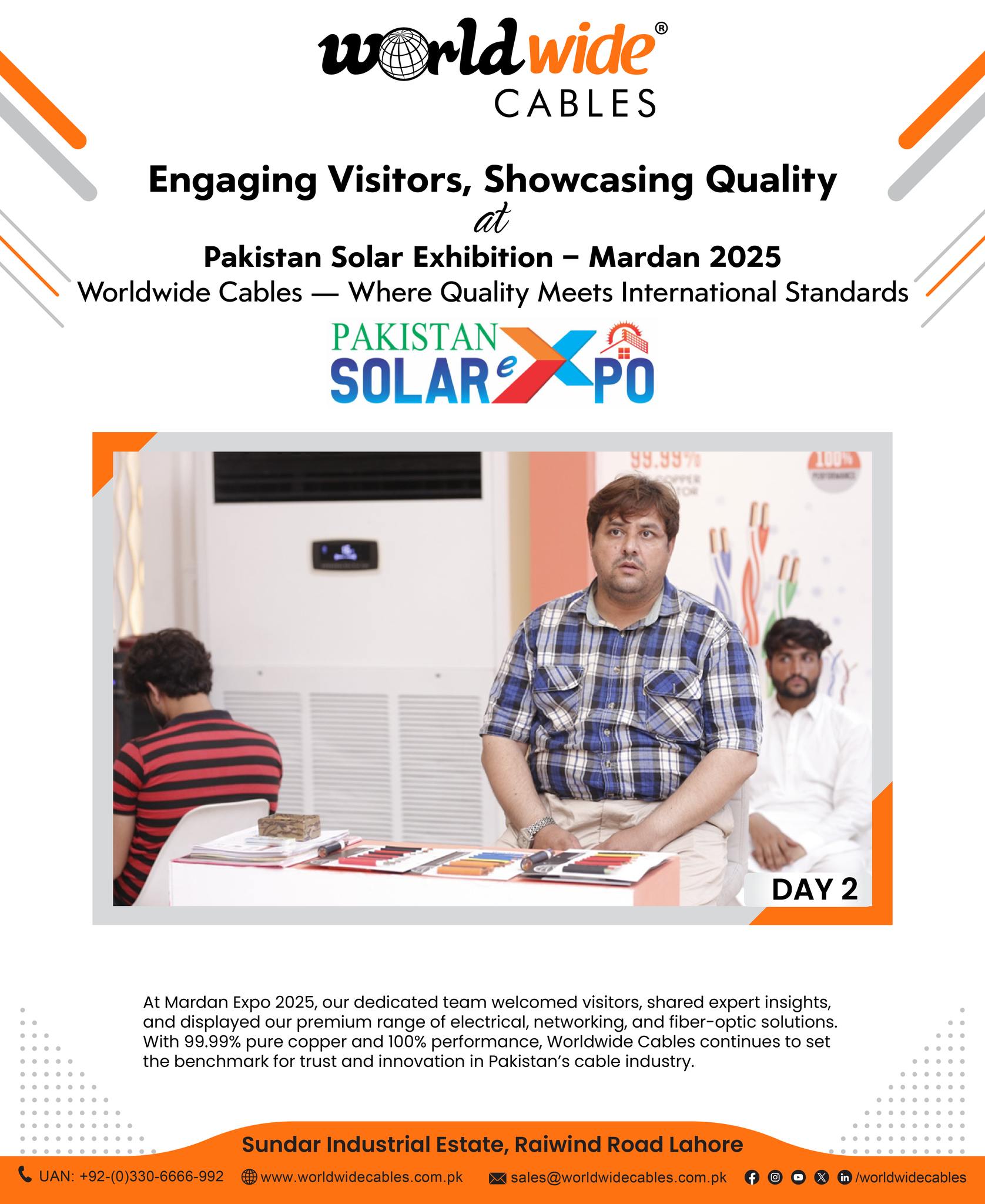 The energy continues at Mardan Expo... - Worldwide Cables | Facebook