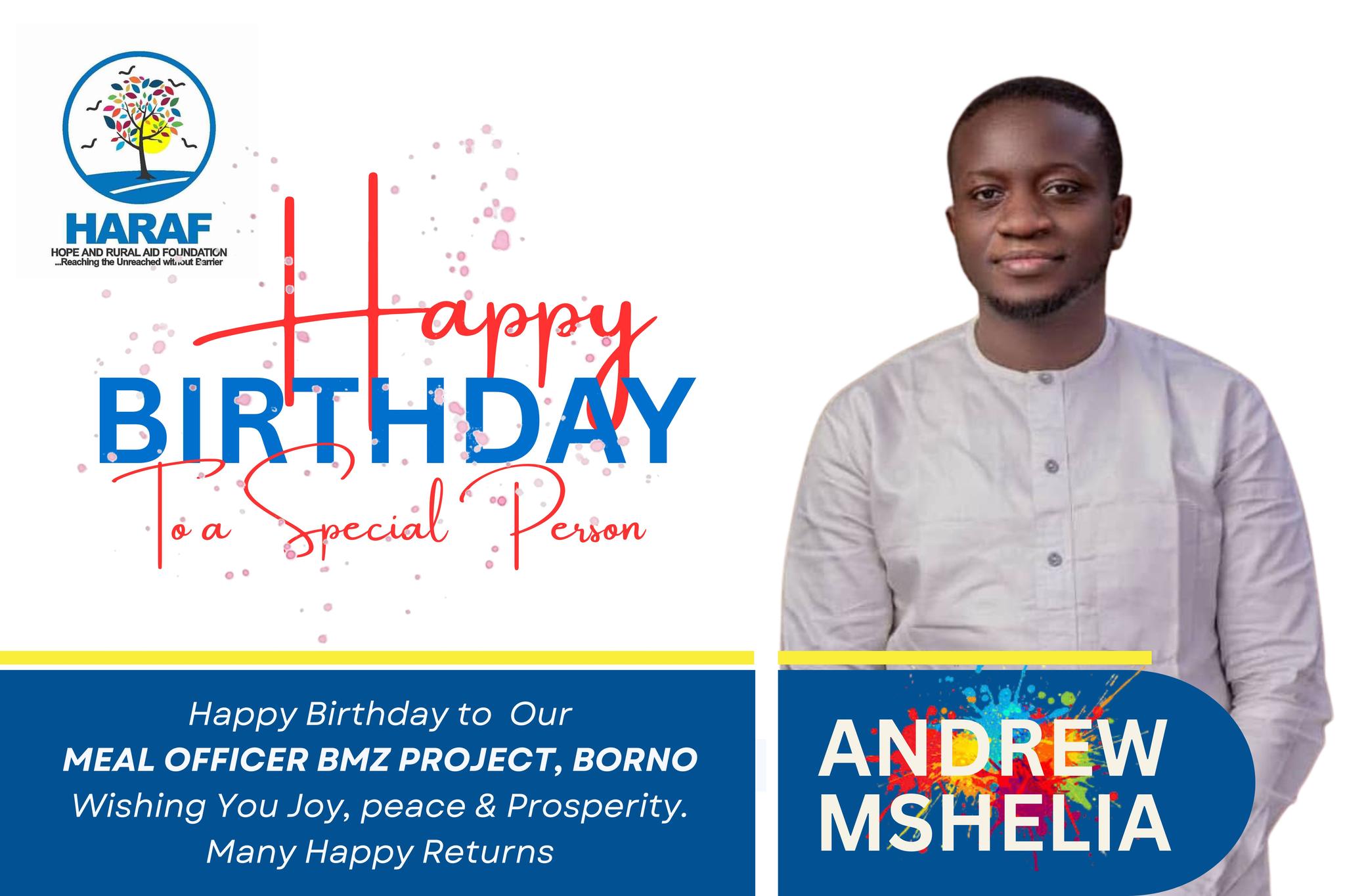Happy Birthday... - Hope And Rural Aid Foundation - HARAF. | Facebook