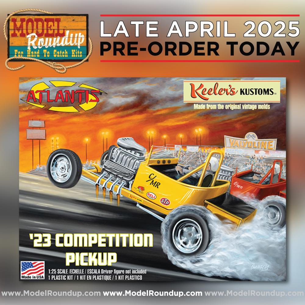 Model - COMING SOON Molded in white and chrome, complete with 2 engines ...