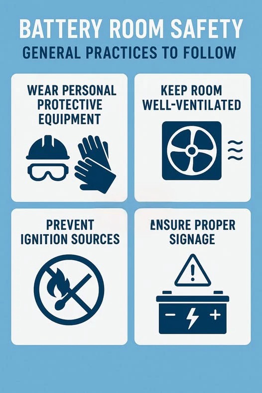 Marine - 🟥 BATTERY ROOM SAFETY: 10 RULES TO NEVER IGNORE ⚡🚢 The battery ...