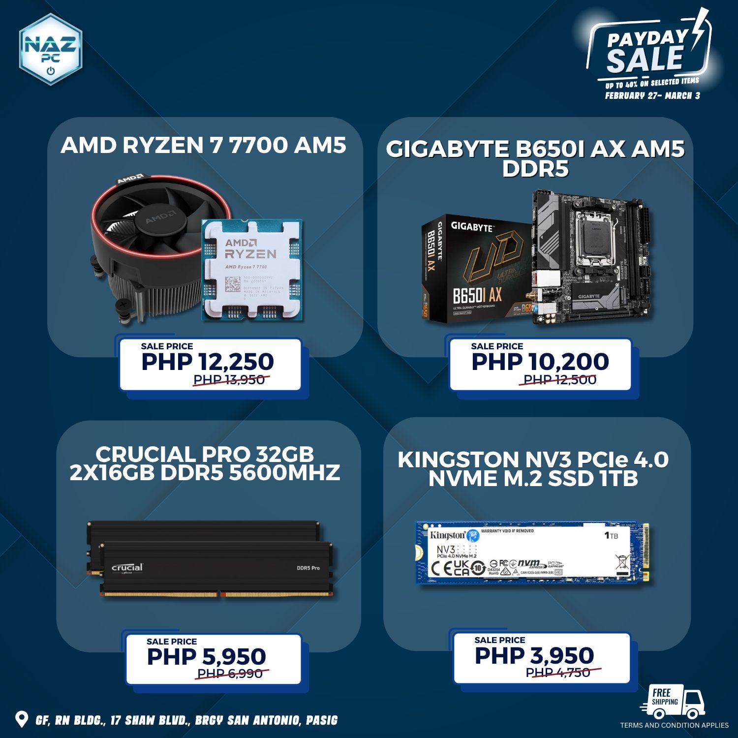 NAZ PC | Pasig