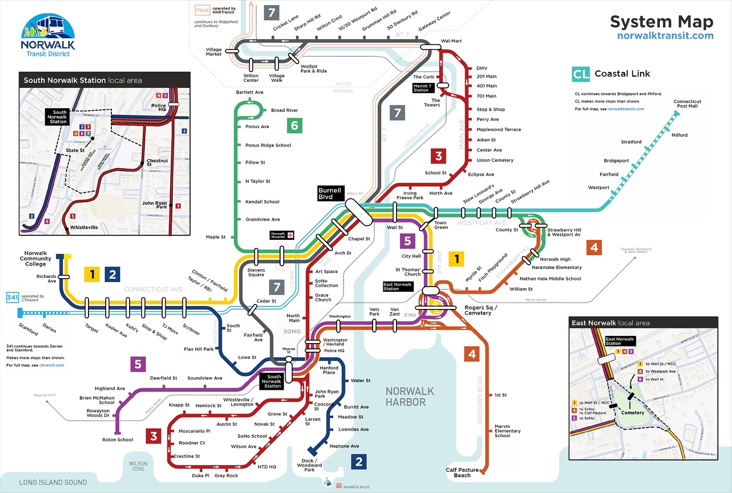 Norwalk Transit Map All Routes – STARS – Saginaw Transit Authority