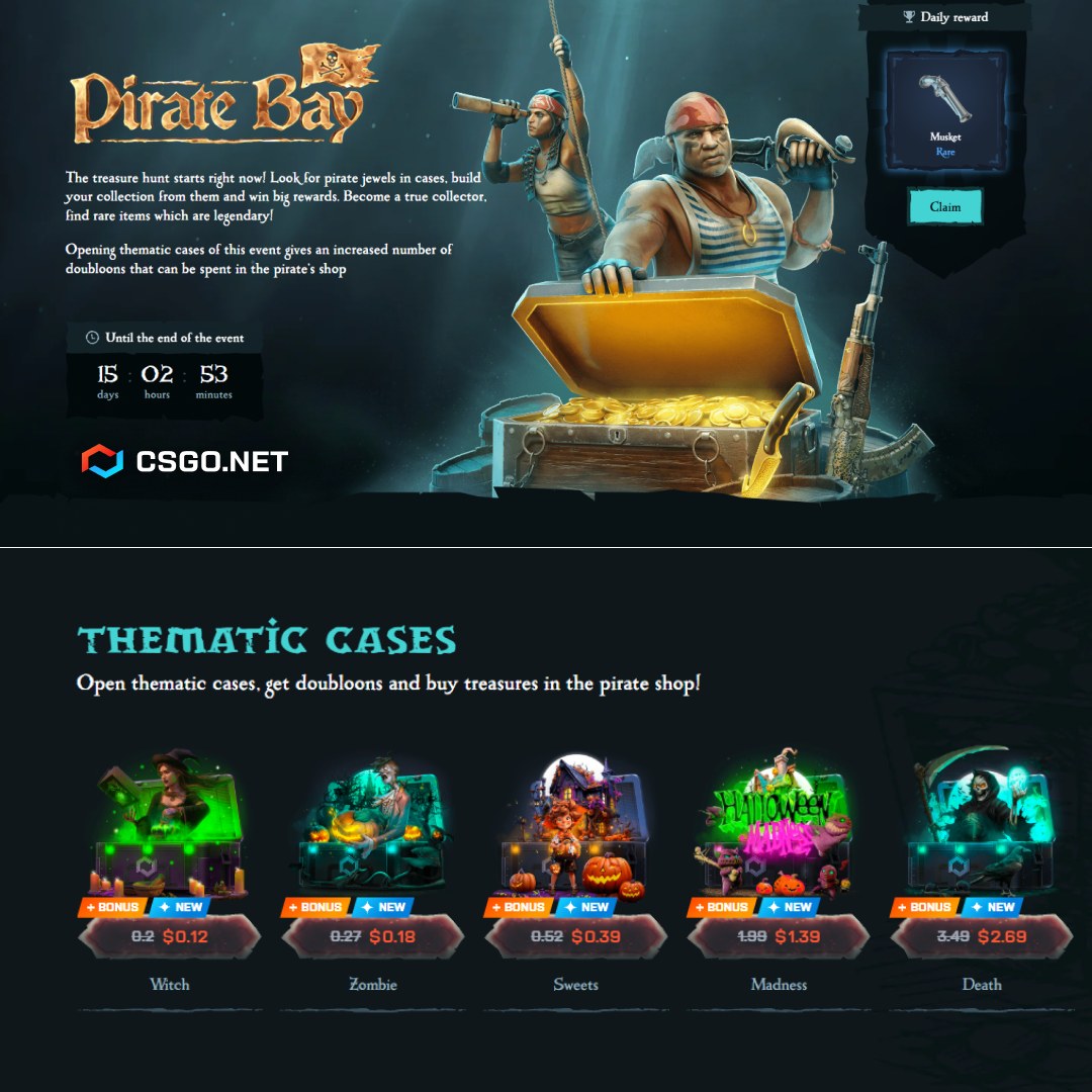CSGO.net - Ahoy, matey! ⚓ The Pirate Bay event is in full... | Facebook