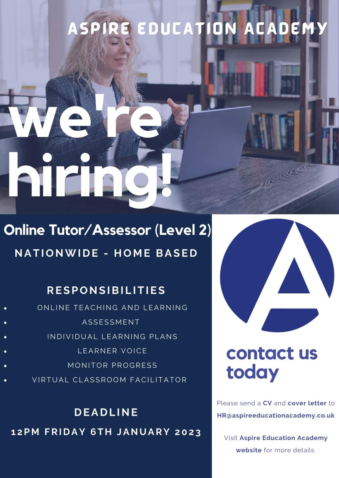 Aspire Education - School Support Courses & Job Opportunities