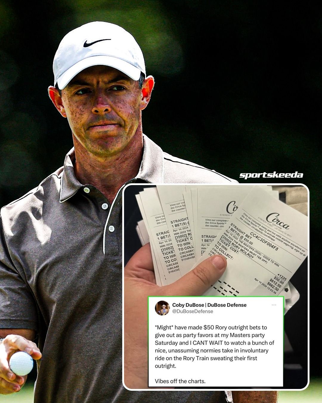 Sportskeeda - The Rory Train has no brakes and everyone's invited. # ...