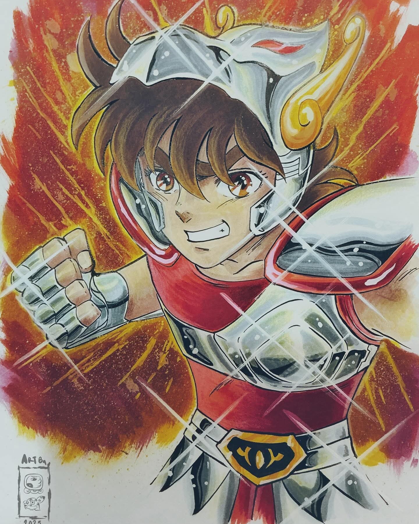 Fan art du Chevalier de... - Saint Seiya Soul of Gold France | Facebook