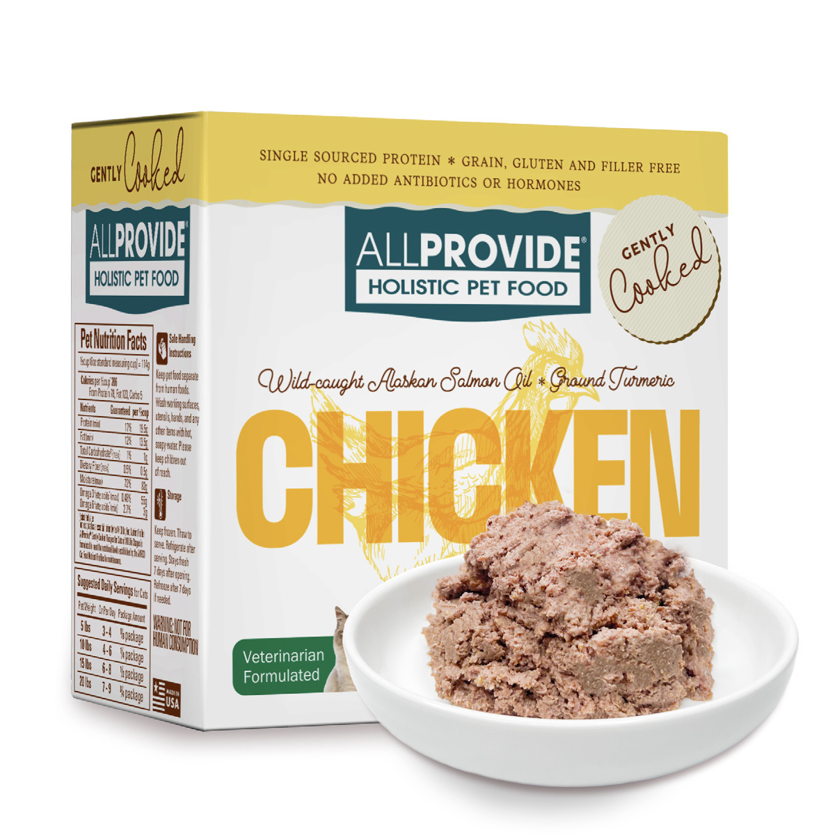 AllProvide - CAT FOOD ~ gently cooked is now available in retail! 🐓🥚🥬🐟 ...
