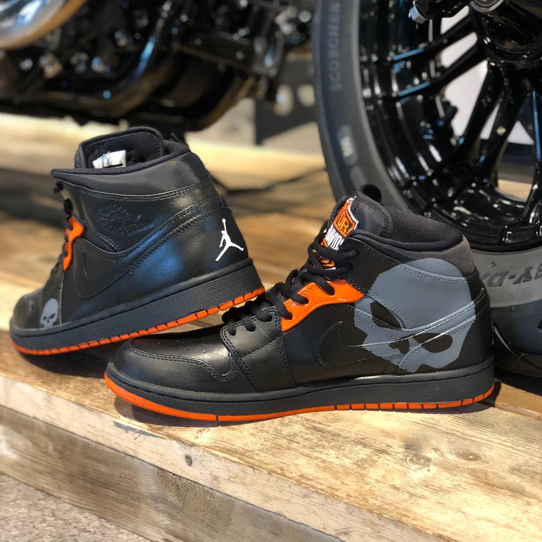Mresneakers - Nike air Jordan 1 / Harley Davidson. @mresneakers 