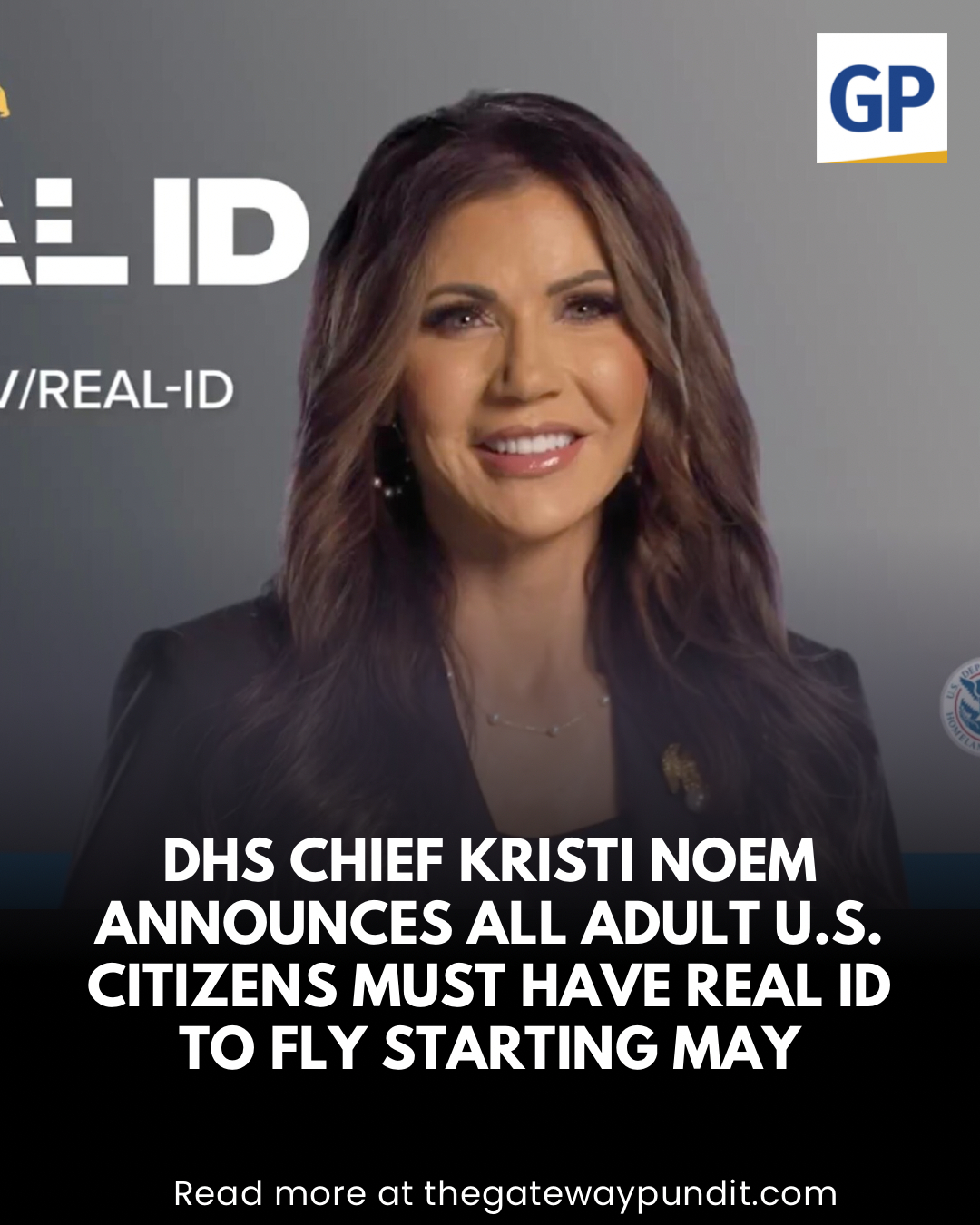 Gateway - Department of Homeland Security Secretary Kristi Noem has ...