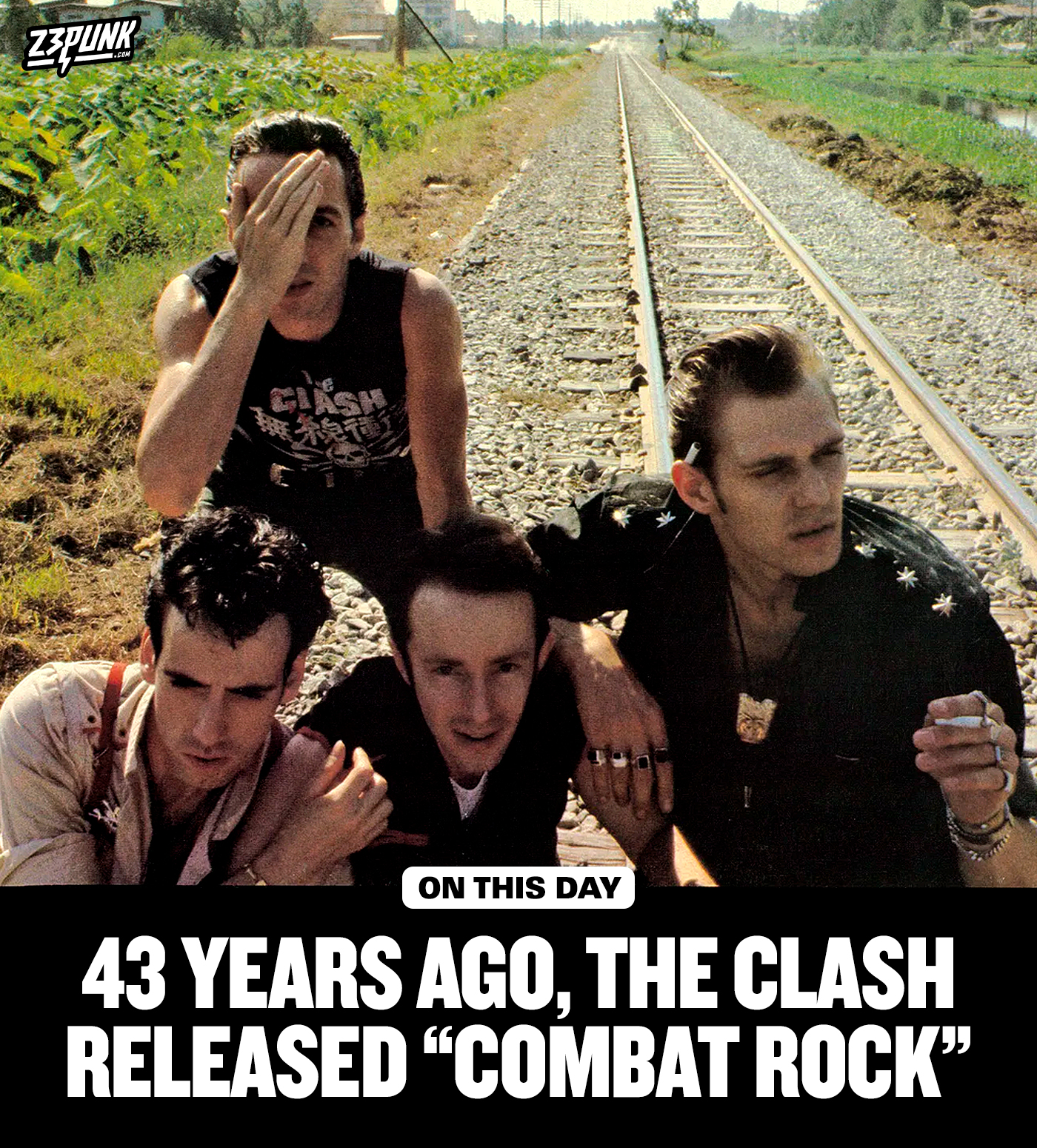 On this day in 1982, The Clash released their fifth studio album 