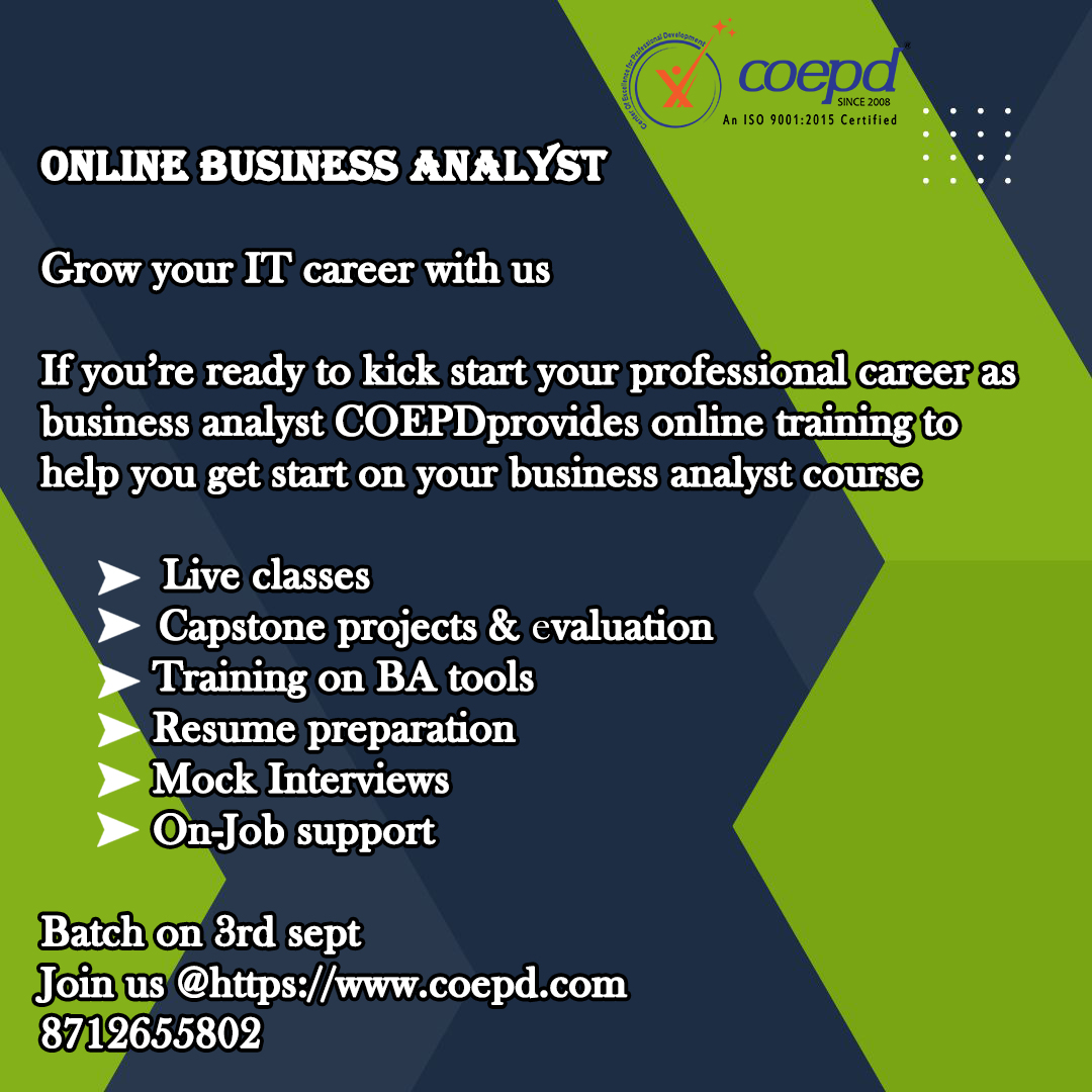 Business Analyst Training: COEPD