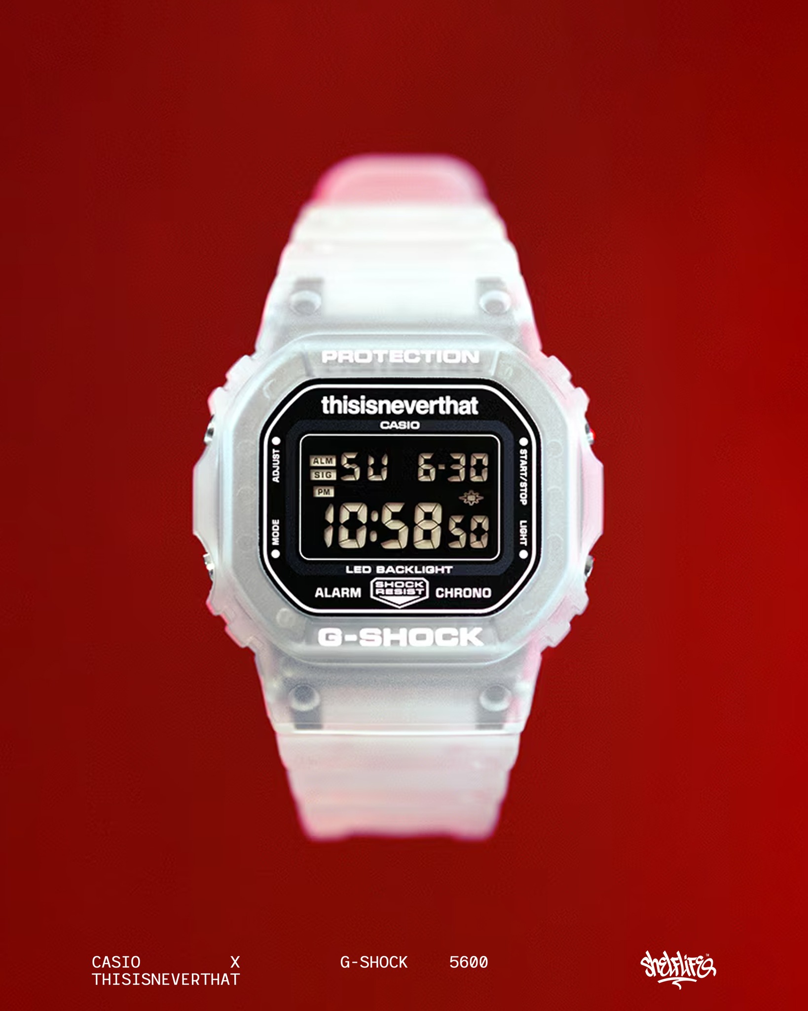 Thisisneverthat x Casio G-Shock The DW-5600TNT-7DR reworks the