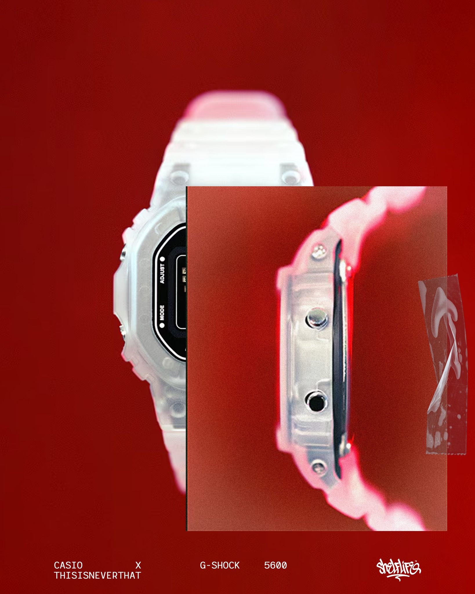 Thisisneverthat x Casio G-Shock The DW-5600TNT-7DR reworks the