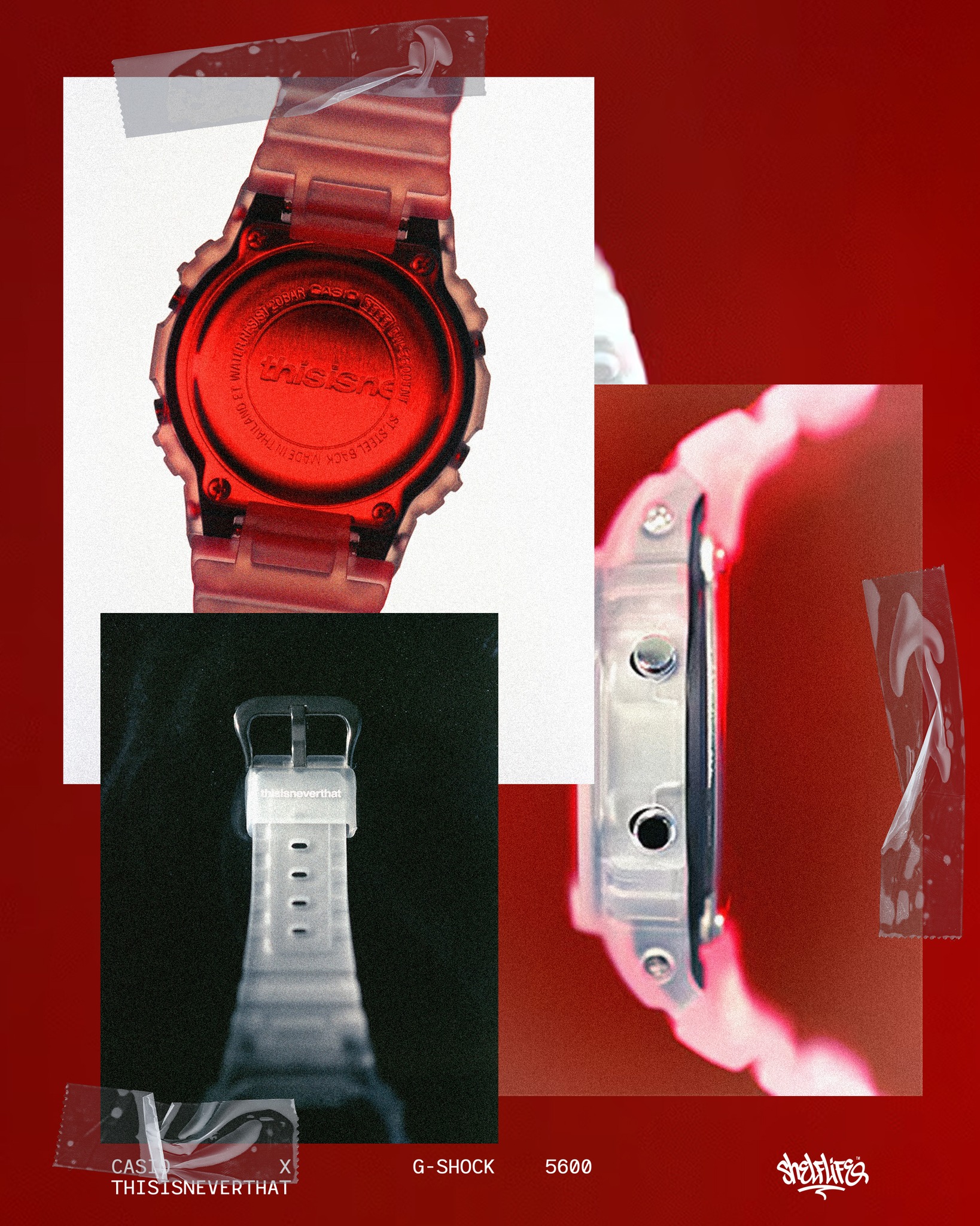 Thisisneverthat x Casio G-Shock The DW-5600TNT-7DR reworks the