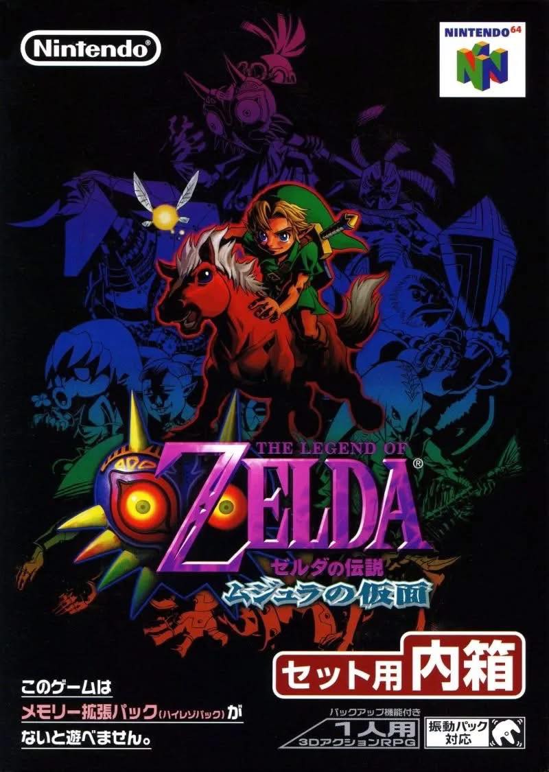 The Legend of Zelda: Majora's Mask was released in April of 2000