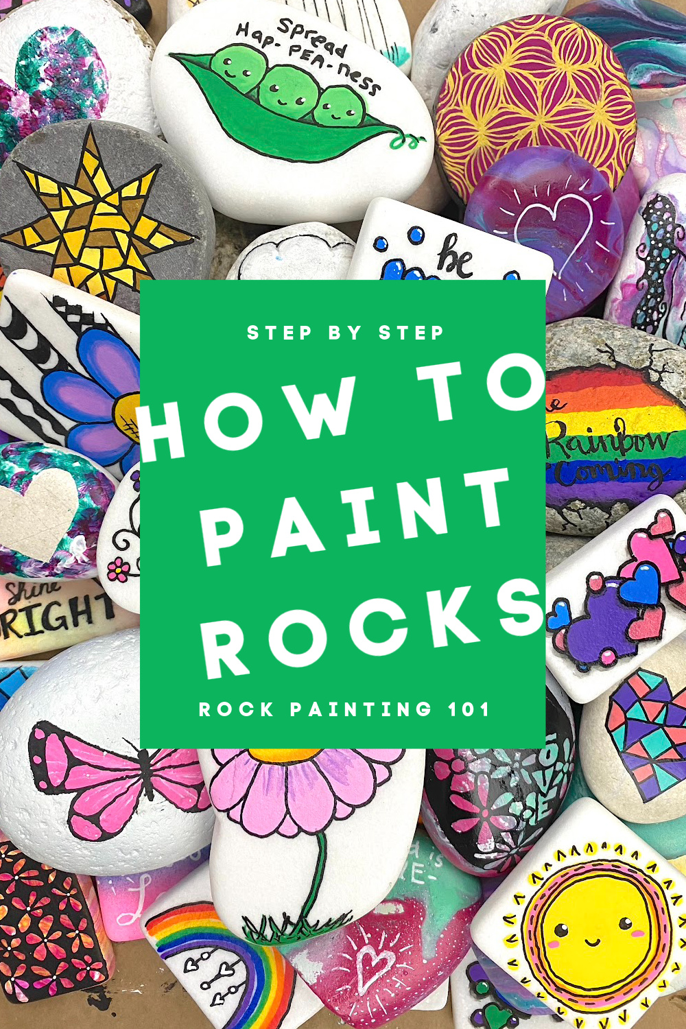 Rock - Where to start... https://rockpainting101.com/how-to-paint-rocks ...