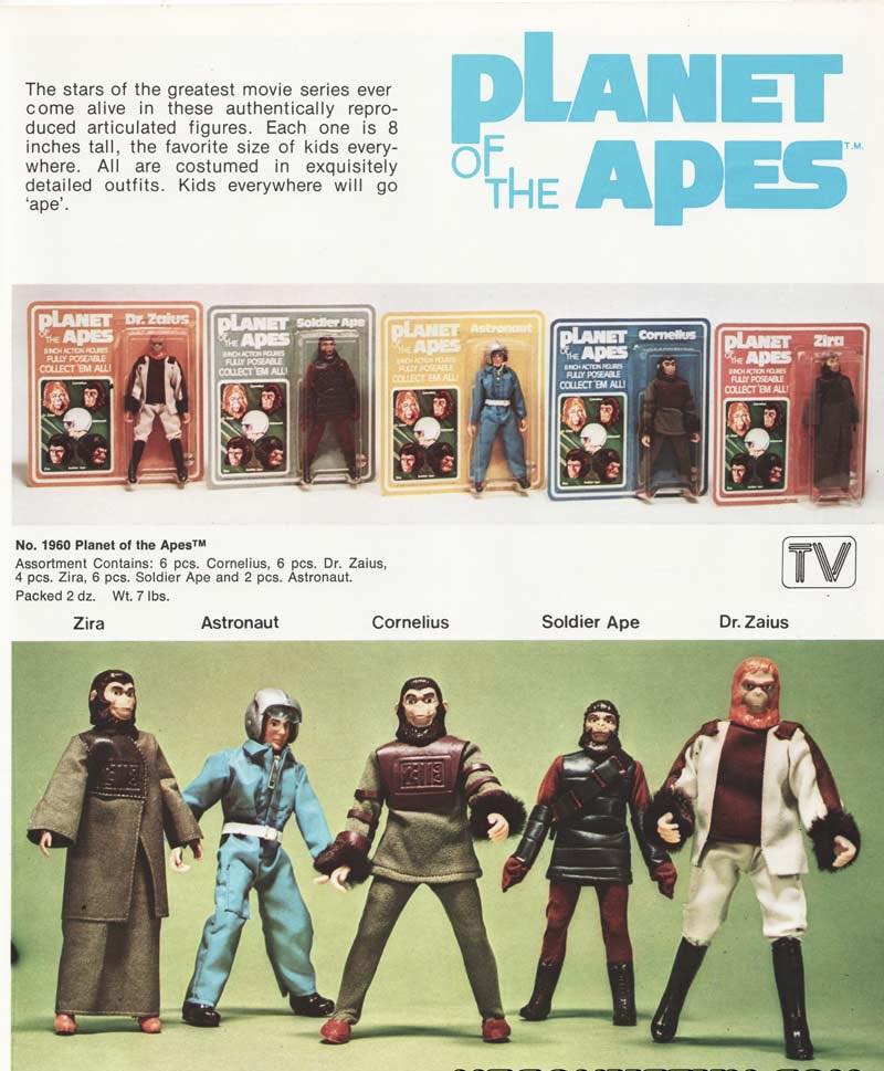 My 'Planet of the Apes' action figures from 1974.