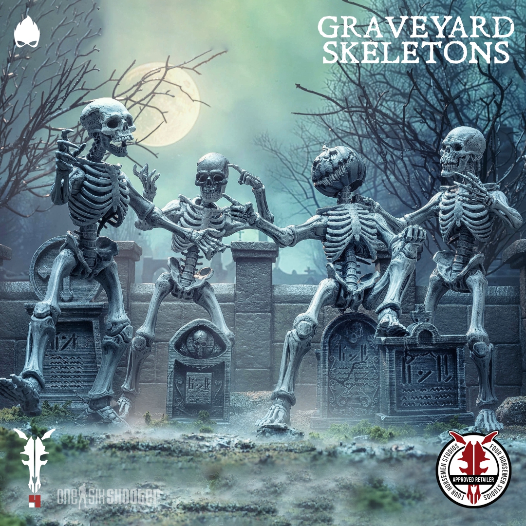 HAPPY HALLOWEEN from Four Horsemen Studios! The graveyard party is