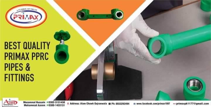 Primax ppr pipes and fitting