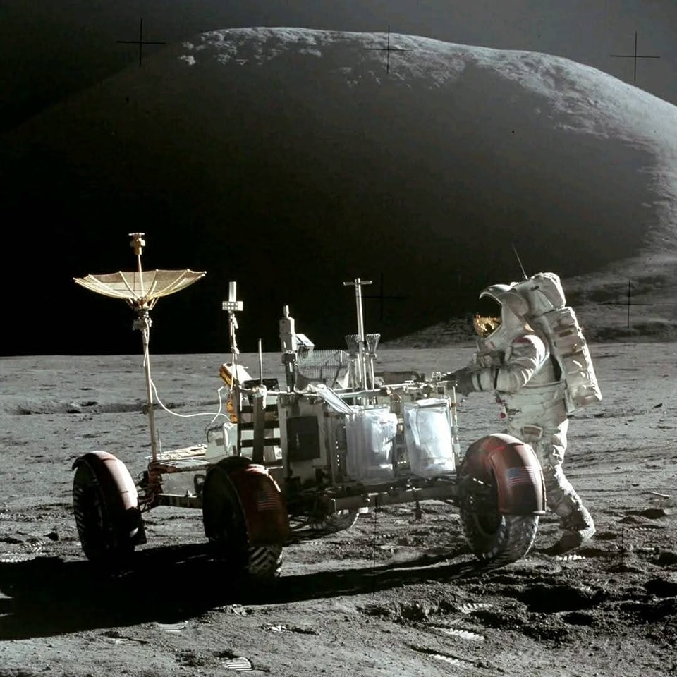 On August 1, 1971, during Apollo 15's second extravehicular