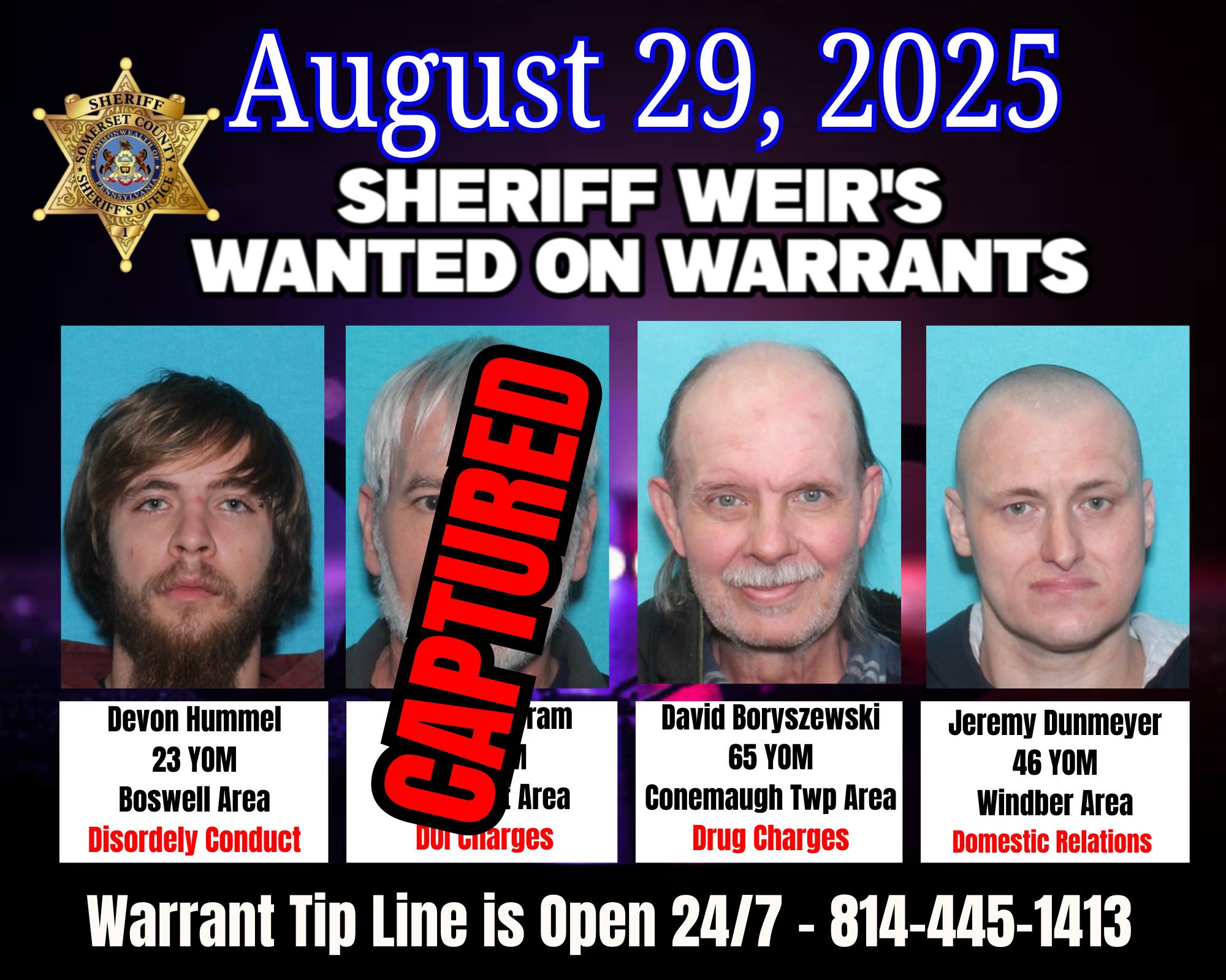 Somerset - Below is the list of individuals sought by the Sheriff's ...