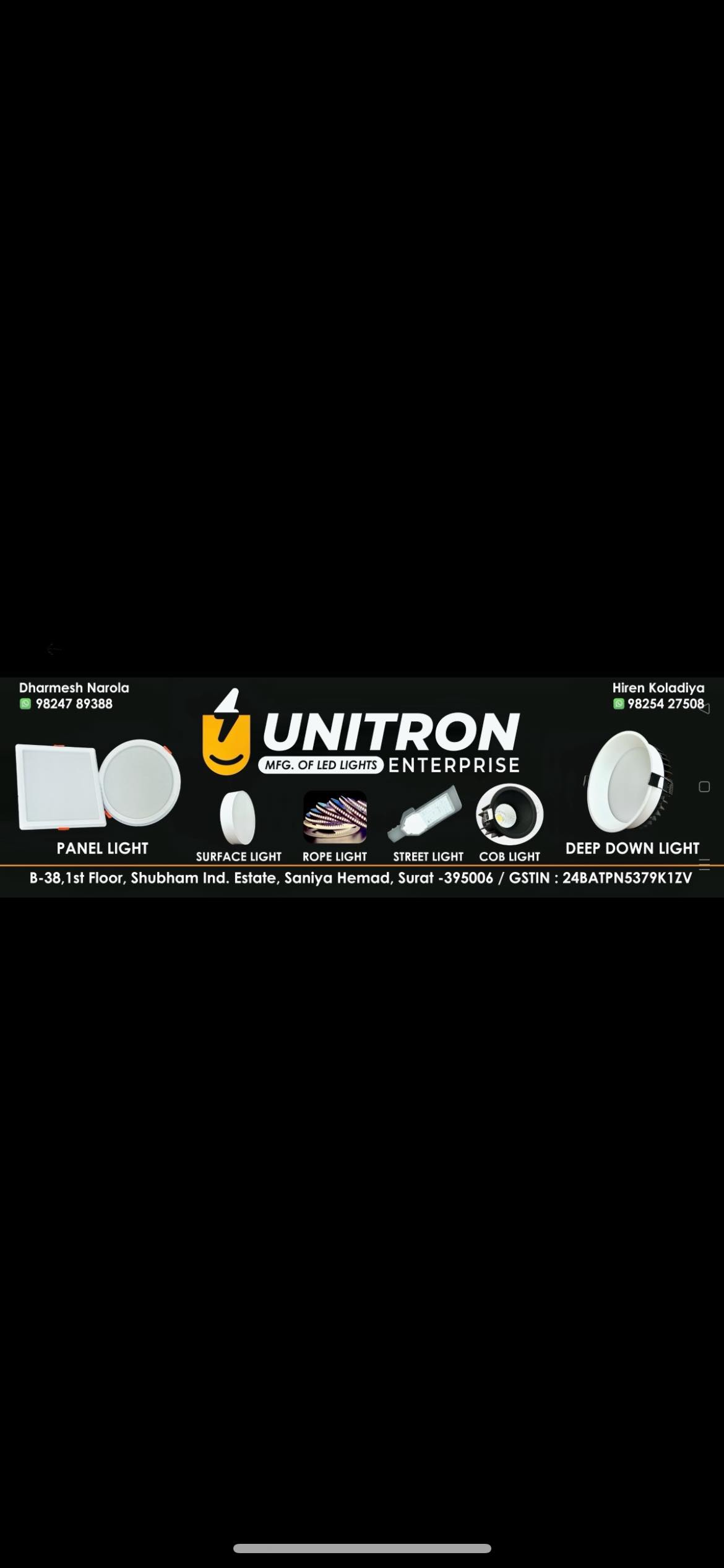 Unitron Led Light | Surat