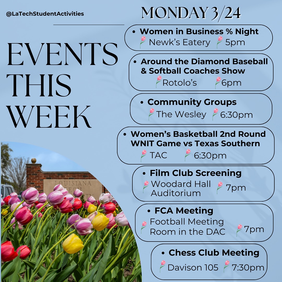 Louisiana Tech Student Activities | Ruston LA
