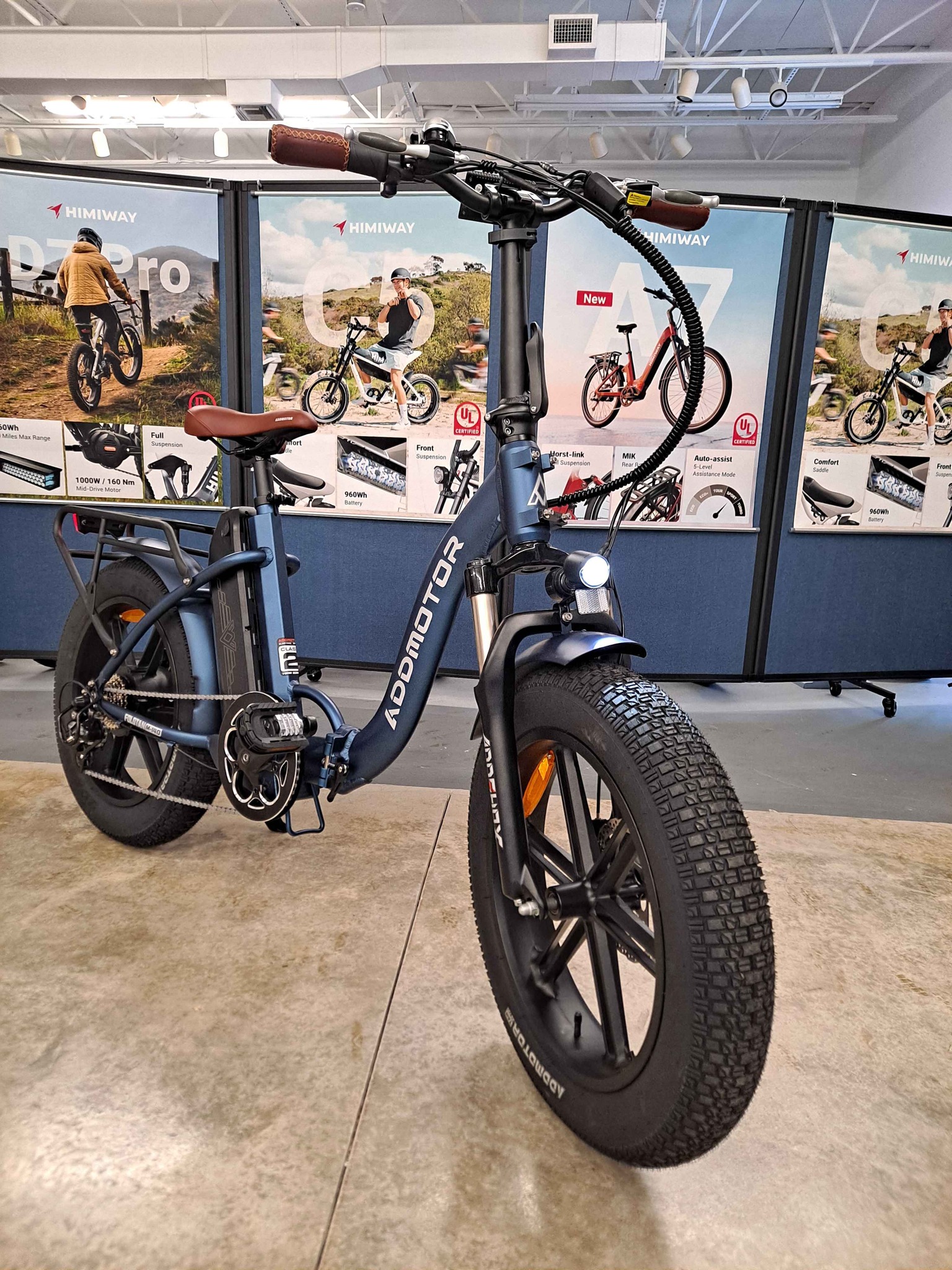 E-Bike Longest Range Folding Step-Thought Fat Tire - Addmotor M-140 ...